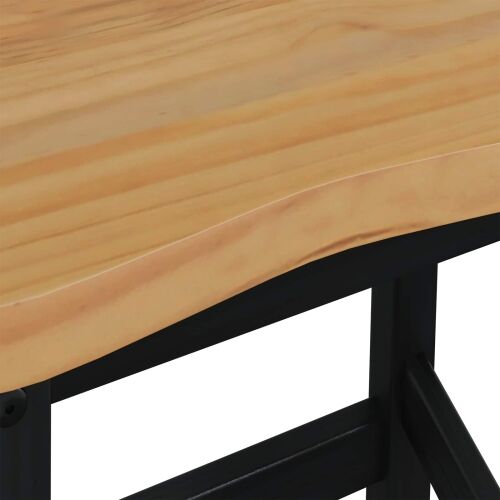 Visoka barska stolica EKAI 2 kom. Crna 40 x 29 x 63 cm - Crna Cijena