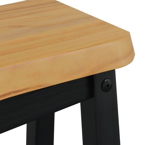 Visoka barska stolica EKAI 2 kom. Crna 40 x 29 x 63 cm - Crna Cijena