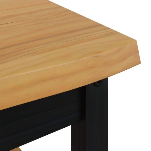 Stolić za kavu EKAI Crna 100 x 60 x 45,5 cm Masivna borovina - Crna Cijena