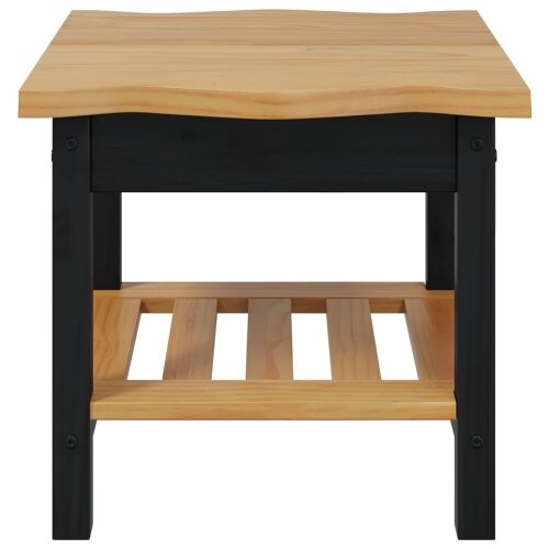 Bocni stol EKAI Crna 50 x 50 x 45,5 cm Masivna borovina - Crna Cijena