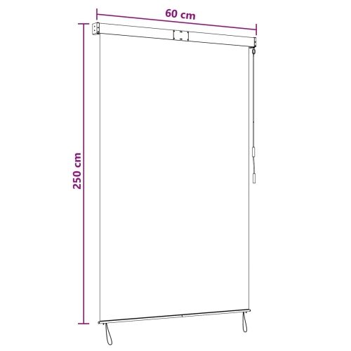 Rolo zavjesa Šareni 60 x 250 cm Tkanina i aluminij - Šareni 60 x 250 cm Cijena