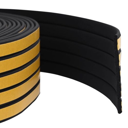 Samoljepiva brtvila za prozore Crna 9 x 3 mm 100 m EPDM pjena - Crna 100 m I-profil 9 x 3 Cijena