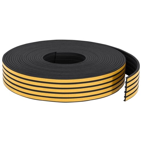Samoljepiva brtvila za prozore Crna 15 x 8 mm 100 m EPDM pjena - Crna 100 m E-profil 15 x 8 Cijena