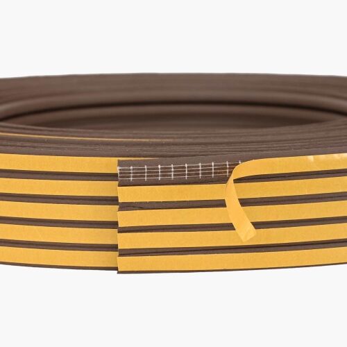 Samoljepiva brtvila za prozore Smeđa 15 x 8 mm 100 m EPDM pjena - Smeđa 100 m E-profil 15 x 8 Cijena