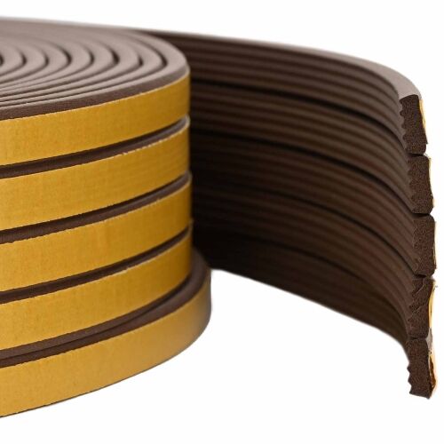Samoljepiva brtvila za prozore Smeđa 10 x 4 mm 25 m EPDM pjena - Smeđa 25 m EE-profil 10 x 4 Cijena