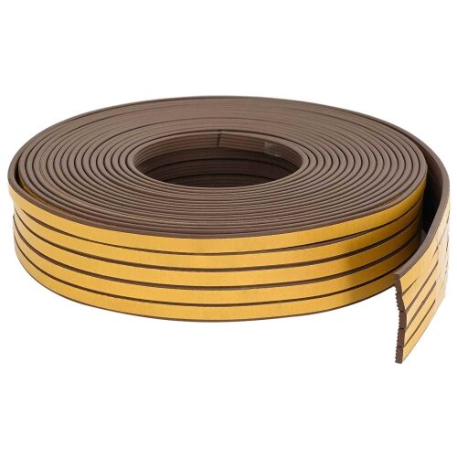 Samoljepiva brtvila za prozore Smeđa 15 x 8 mm 25 m EPDM pjena - Smeđa 25 m EE-profil 15 x 8 Cijena