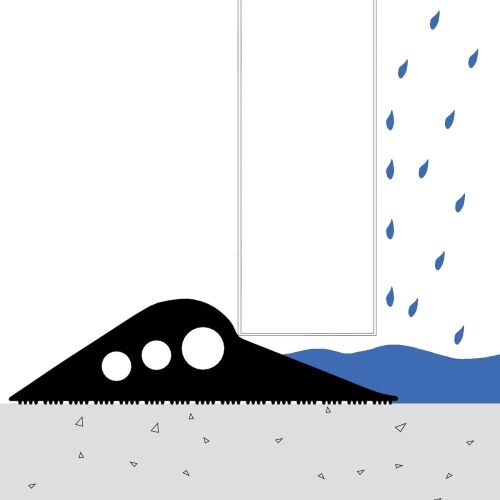 Brtva za garažni pod Crna 78 x 14 mm 2,5 m EPDM guma - 2,5 m Lučno (14 x 78 mm) Cijena