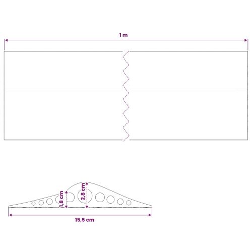 Brtva za garažni pod Crna 155 x 28 mm 1 m EPDM guma - 1 m Lučno (28 x 155 mm) Cijena