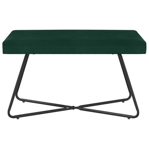 klupa Tamnozelena 80 x 40 x 45 cm Baršun - Tamnozelena 80 cm Cijena