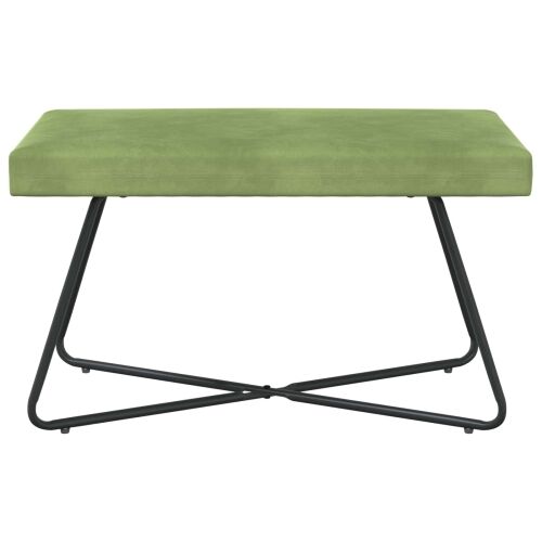 klupa Svijetlo zelena 80 x 40 x 45 cm Baršun - Svijetlo zelena 80 cm Cijena