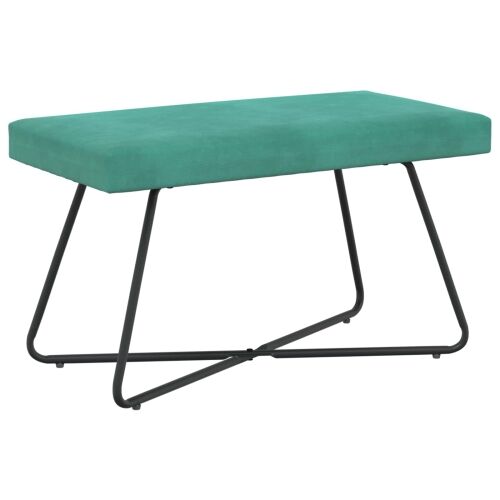 klupa Tirkizna 80 x 40 x 45 cm Baršun - Tirkizna 80 cm Cijena