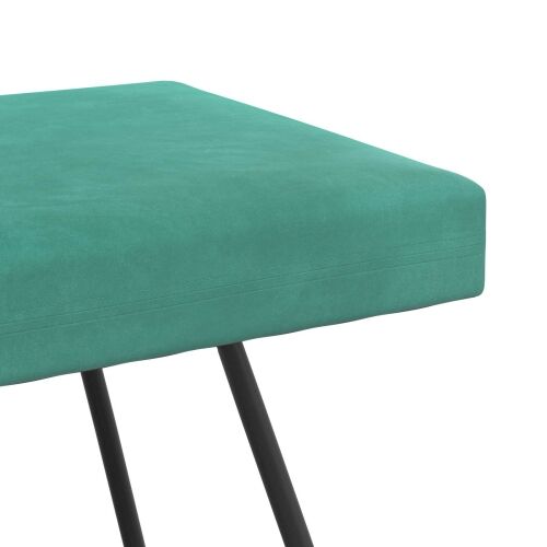 klupa Tirkizna 80 x 40 x 45 cm Baršun - Tirkizna 80 cm Cijena