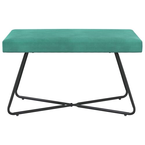 klupa Tirkizna 80 x 40 x 45 cm Baršun - Tirkizna 80 cm Cijena