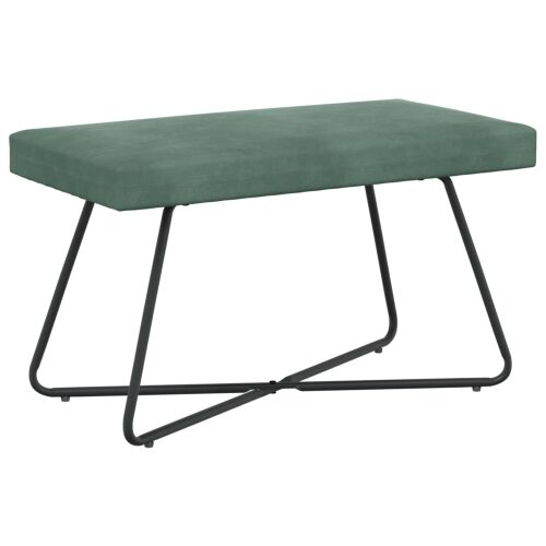 klupa Morska zelena 80 x 40 x 45 cm Baršun - zelena boja mora 80 cm Cijena