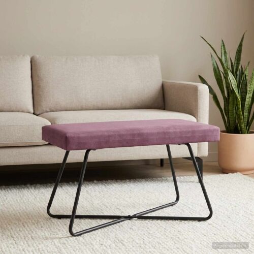 klupa Ljubičasta 80 x 40 x 45 cm Baršun - Ljubičasta 80 cm Cijena