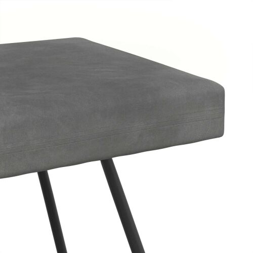 klupa Tamnosiva 110 x 40 x 45 cm Baršun - Tamnosiva 110 cm Cijena