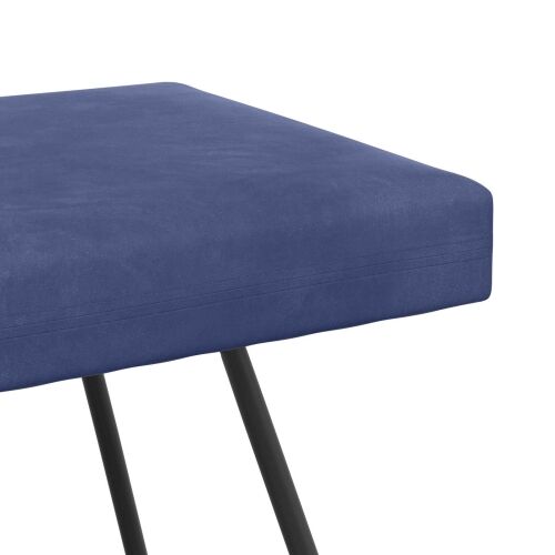 klupa Policijska plava 110 x 40 x 45 cm Baršun - Policijska plava 110 cm Cijena