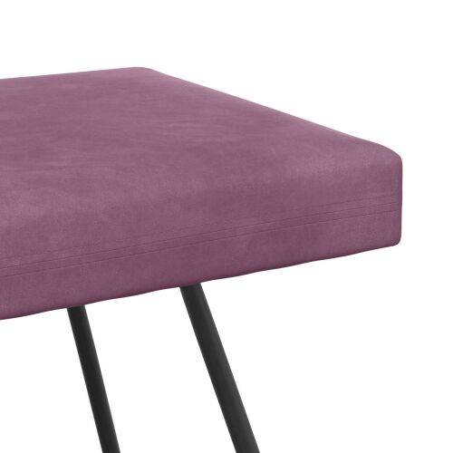 klupa Ljubičasta 110 x 40 x 45 cm Baršun - Ljubičasta 110 cm Cijena