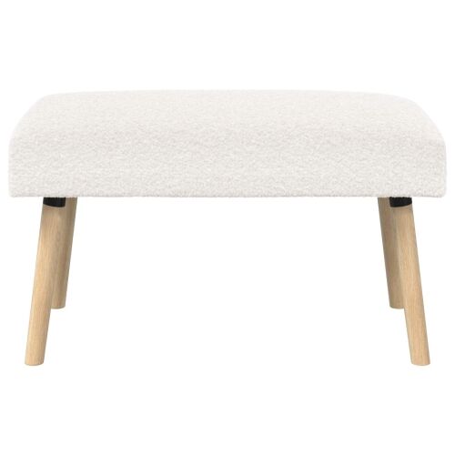 klupa Jednobojno Krem 80 x 40 x 46 cm Bouclé - Krem 80 x 40 x 46 cm Cijena