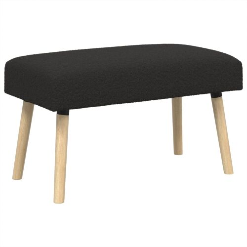 klupa Jednobojno Crna 80 x 40 x 46 cm Bouclé - Crna 80 x 40 x 46 cm Cijena