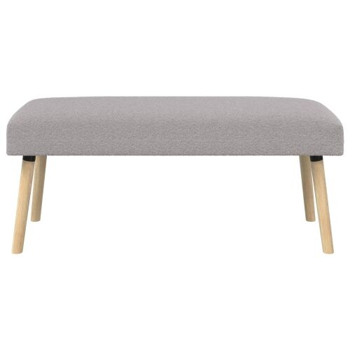 klupa Jednobojno Svjetlosiva 110 x 40 x 46 cm Bouclé - Svjetlosiva 110 x 40 x 46 cm Cijena