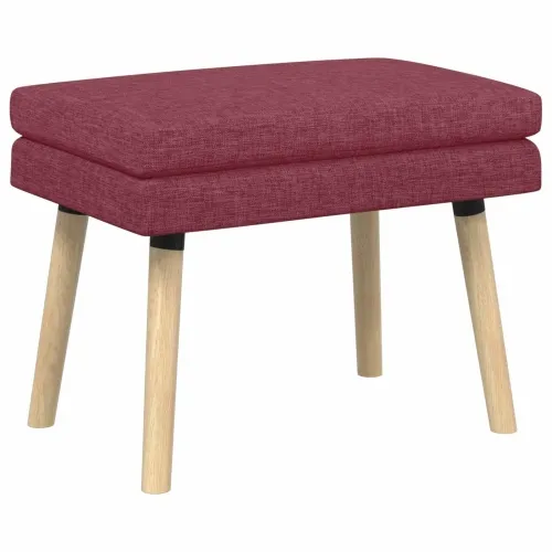 Klupa s dvostrukim slojem Vinska crvena 60 x 40 x 46 cm Tkanina - boja crnog vina 60 x 40 x 46 cm Cijena