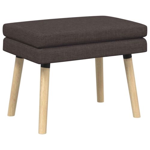 Klupa s dvostrukim slojem Tamno smeđa 60 x 40 x 46 cm Tkanina - Tamno smeđa 60 x 40 x 46 cm Cijena