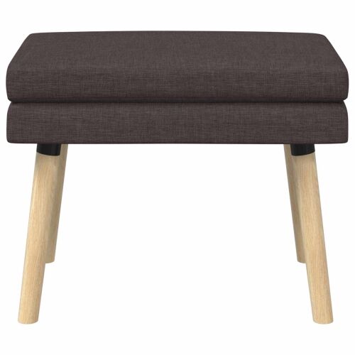 Klupa s dvostrukim slojem Tamno smeđa 60 x 40 x 46 cm Tkanina - Tamno smeđa 60 x 40 x 46 cm Cijena