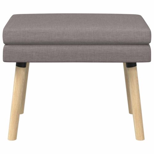 Klupa s dvostrukim slojem Sivosmeđa 60 x 40 x 46 cm Tkanina - Sivosmeđa 60 x 40 x 46 cm Cijena
