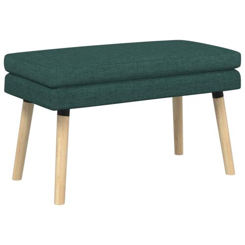 Klupa s dvostrukim slojem Tamnozelena 80 x 40 x 47 cm Tkanina - Tamnozelena 80 x 40 x 47 cm Cijena