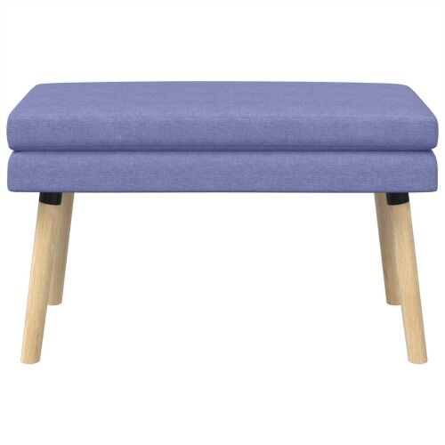 Klupa s dvostrukim slojem Traper plava 80 x 40 x 47 cm Tkanina - Trapere plave boje 80 x 40 x 47 cm Cijena
