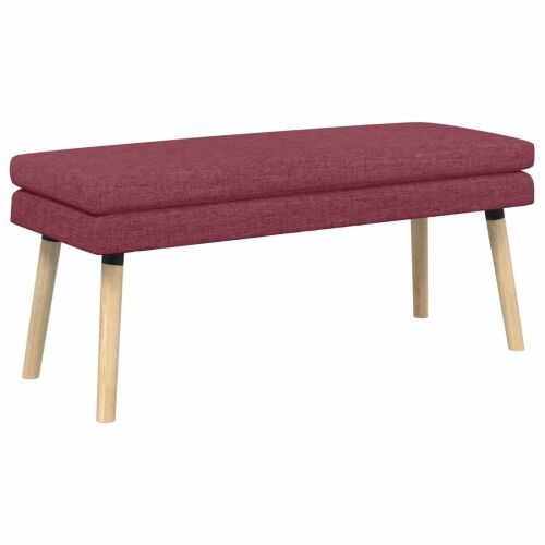 Klupa s dvostrukim slojem Vinska crvena 110 x 40 x 47 cm - boja crnog vina 110 x 40 x 47 cm Cijena