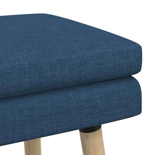 Klupa s dvostrukim slojem Plava 110 x 40 x 47 cm Tkanina - Plava 110 x 40 x 47 cm Cijena