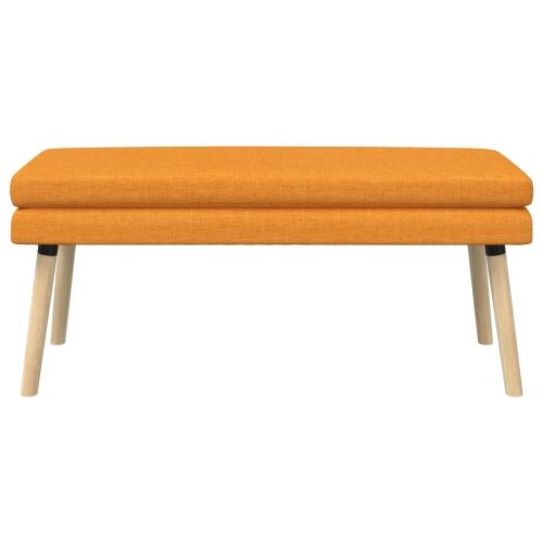 Klupa s dvostrukim slojem Tamno žuta 110 x 40 x 47 cm Tkanina - Tamnožuta 110 x 40 x 47 cm Cijena
