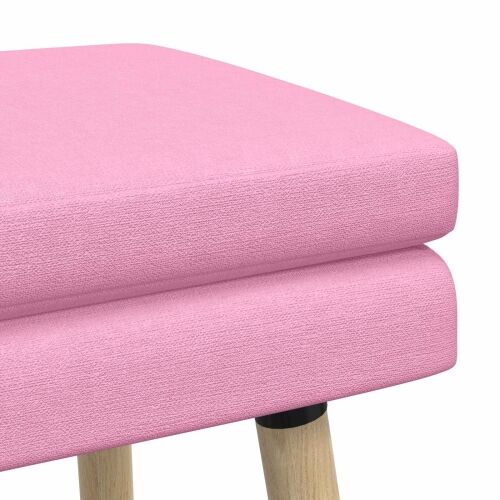Klupa s dvostrukim slojem Ružičasta 110 x 40 x 47 cm Tkanina - Ružičasta 110 x 40 x 47 cm Cijena