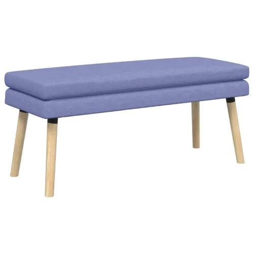 Klupa s dvostrukim slojem Traper plava 110 x 40 x 47 cm Tkanina - Trapere plave boje 110 x 40 x 47 cm Cijena