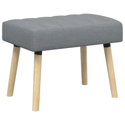 Klupa s utorima Svjetlosiva 60 x 40 x 45 cm Tkanina - Svjetlosiva 60 x 40 x 45 cm Cijena