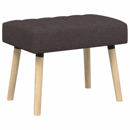 Klupa s utorima Tamno smeđa 60 x 40 x 45 cm Tkanina - Tamno smeđa 60 x 40 x 45 cm Cijena