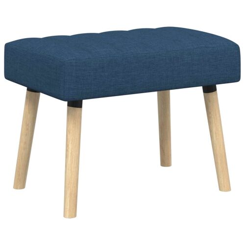 Klupa s utorima Plava 60 x 40 x 45 cm Tkanina - Plava 60 x 40 x 45 cm Cijena