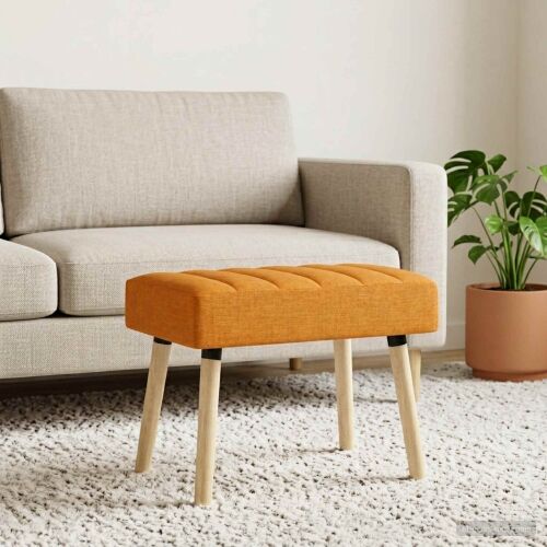 Klupa s utorima Tamno žuta 60 x 40 x 45 cm Tkanina - Tamnožuta 60 x 40 x 45 cm Cijena