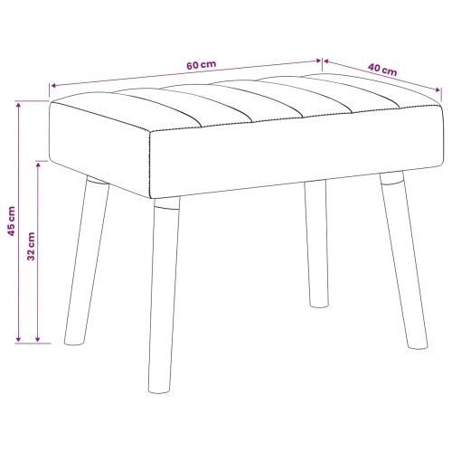 Klupa s utorima Tamno žuta 60 x 40 x 45 cm Tkanina - Tamnožuta 60 x 40 x 45 cm Cijena