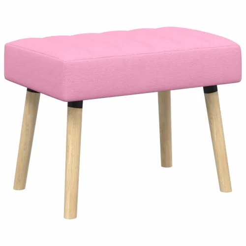 Klupa s utorima Ružičasta 60 x 40 x 45 cm Tkanina - Ružičasta 60 x 40 x 45 cm Cijena