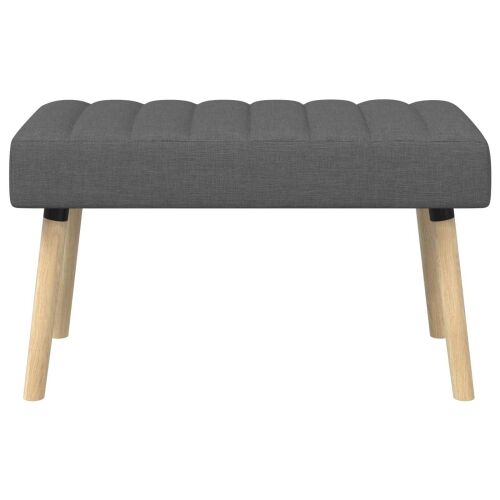 Klupa s utorima Tamnosiva 80 x 40 x 46 cm Tkanina - Tamnosiva 80 x 40 x 46 cm Cijena