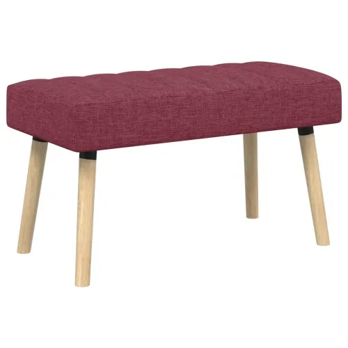 Klupa s utorima Vinska crvena 80 x 40 x 46 cm Tkanina - boja crnog vina 80 x 40 x 46 cm Cijena