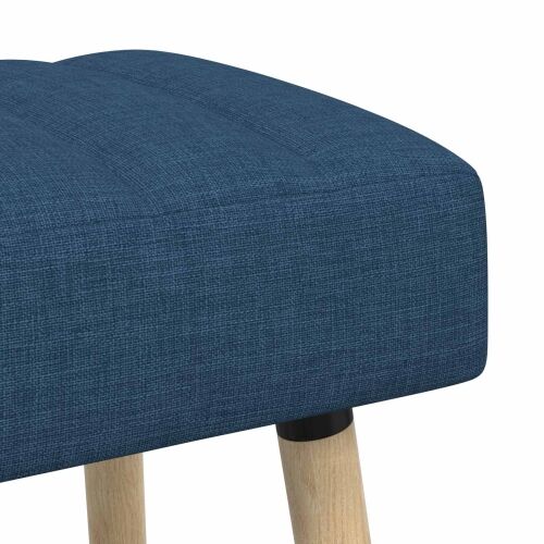 Klupa s utorima Plava 80 x 40 x 46 cm Tkanina - Plava 80 x 40 x 46 cm Cijena