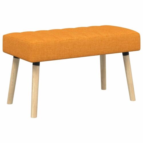Klupa s utorima Tamno žuta 80 x 40 x 46 cm Tkanina - Tamnožuta 80 x 40 x 46 cm Cijena