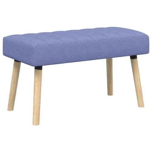 Klupa s utorima Traper plava 80 x 40 x 46 cm Tkanina - Trapere plave boje 80 x 40 x 46 cm Cijena