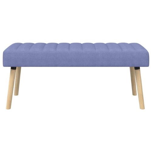Klupa s utorima Traper plava 110 x 40 x 46 cm Tkanina - Trapere plave boje 110 x 40 x 46 cm Cijena