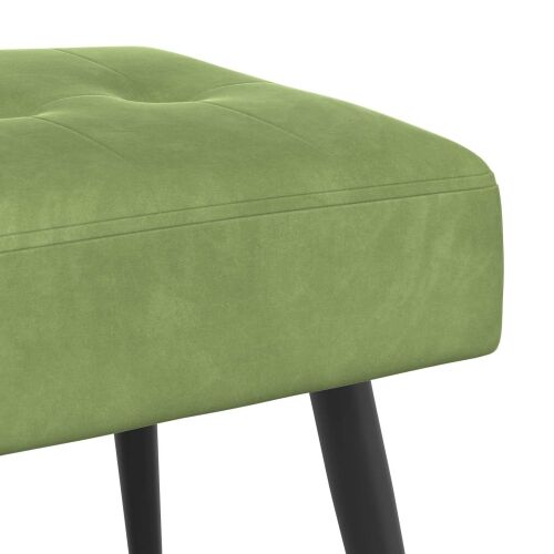 Klupa s gumbastim tkanjem Svijetlo zelena 80 x 40 x 46 cm - Svijetlo zelena 80 x 40 x 46 cm Cijena