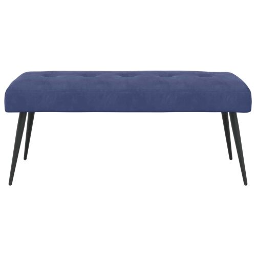 Klupa s gumbastim tkanjem Policijska plava 110 x 40 x 46 cm - Policijska plava 110 x 40 x 46 cm Cijena